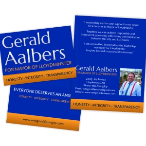 Bus._Card_-_Gerald_Aalbers_Election