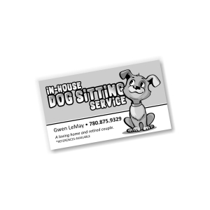 Bus Card   In House Dog Sitter Service Gwen LeMay